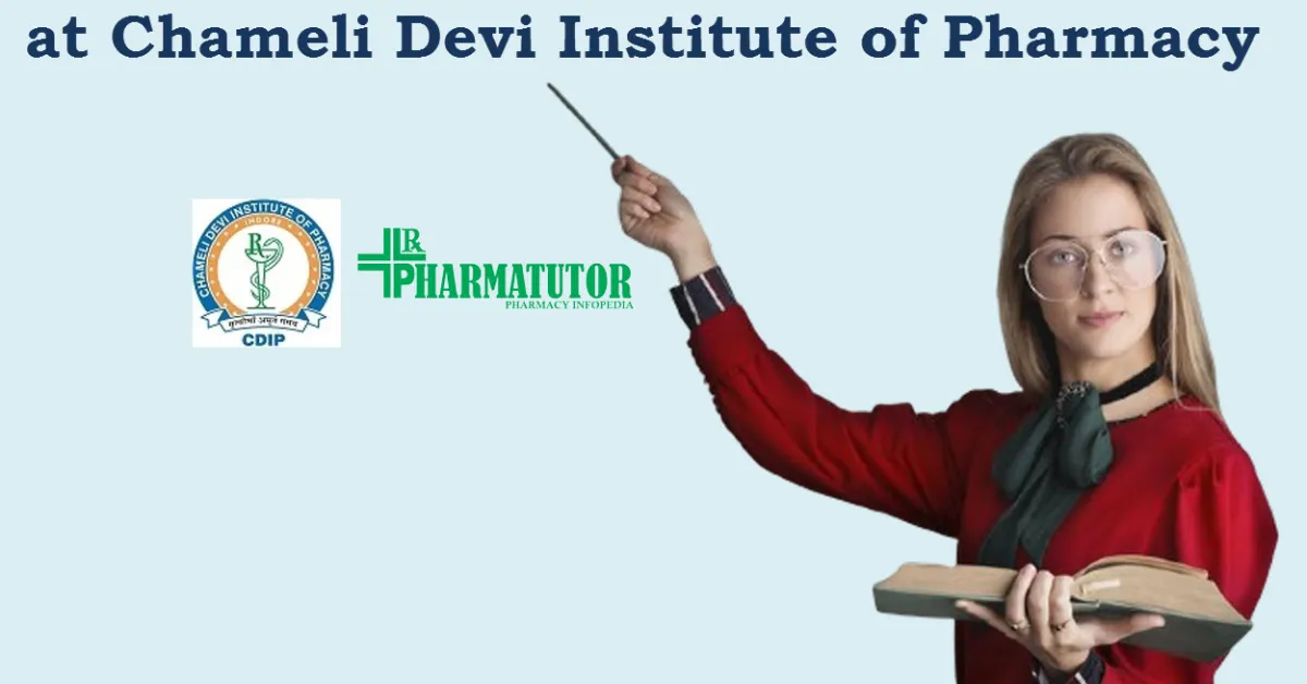 Job for Assistant Professor at Chameli Devi Institute of Pharmacy