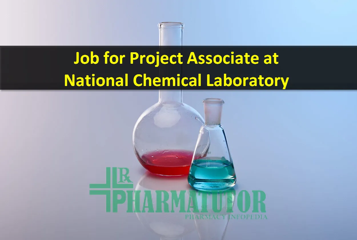 Job for Project Associate at National Chemical Laboratory