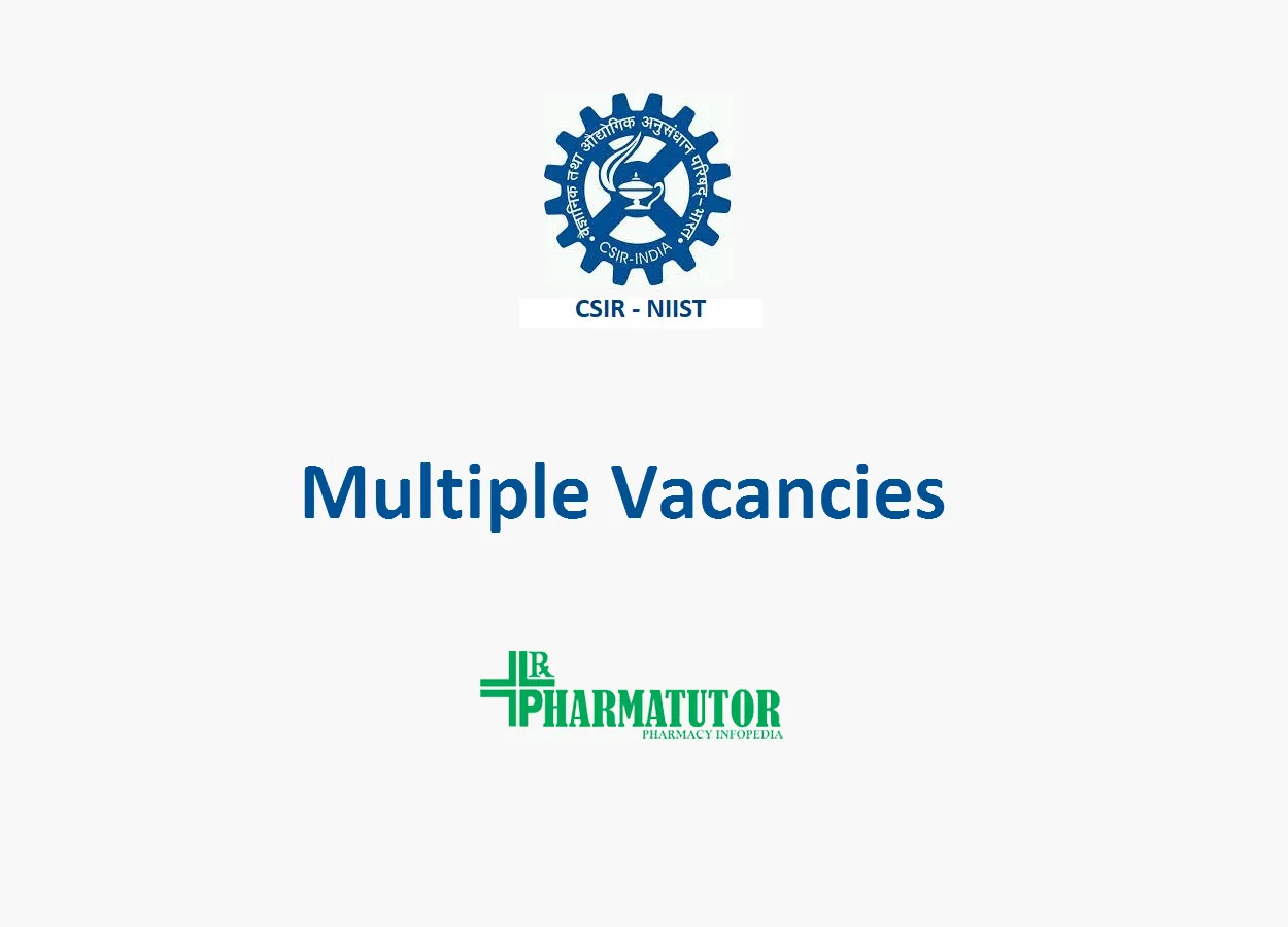 Multiple Vacancies in National Institute for Interdisciplinary Science and Technology