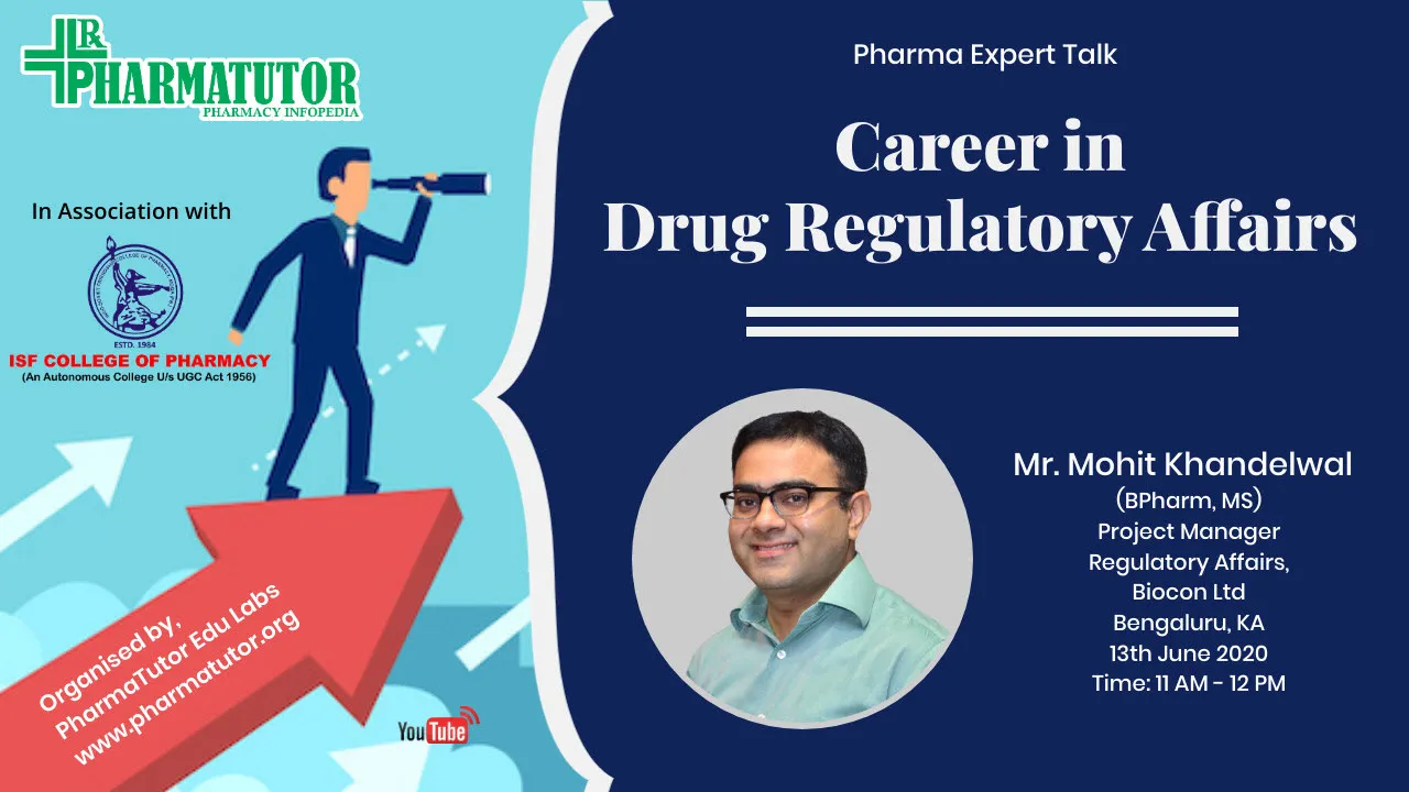  Drug Regulatory Affairs career for Pharmacy Professionals