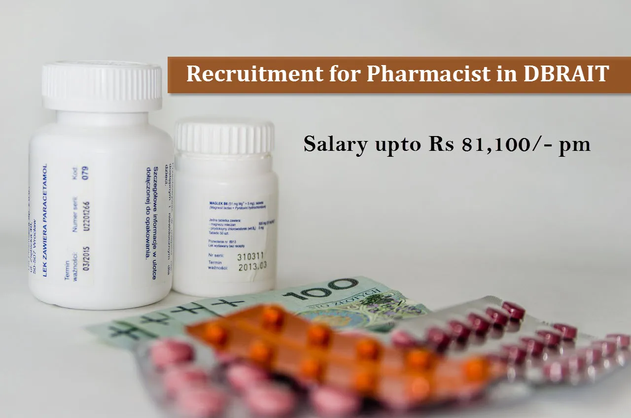 Recruitment for Pharmacist in Dr. B. R. Ambedkar Institute of Technology