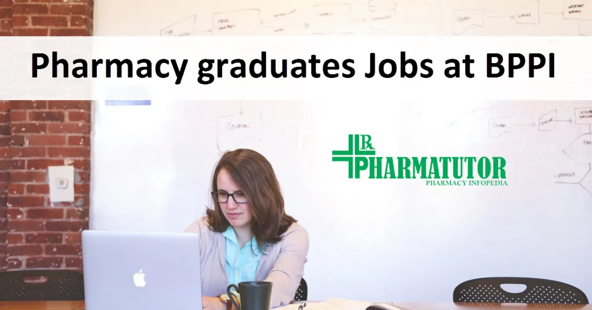 Recruitment for Pharmacy graduates at BPPI - Government of India Job