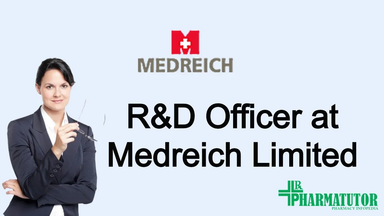 Job for R&D Officer at Medreich Limited