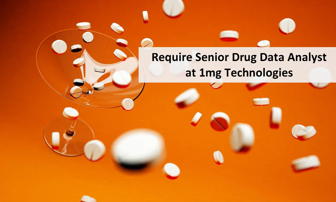 Vacancy for Senior Drug Data Analyst at 1mg Technologies Private Limited | M.Pharm, B.Pharm