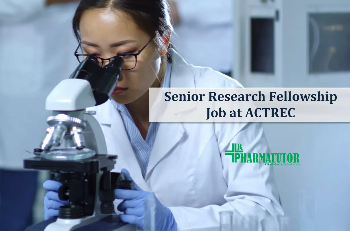 Walk in interview for Senior Research Fellowship at ACTREC