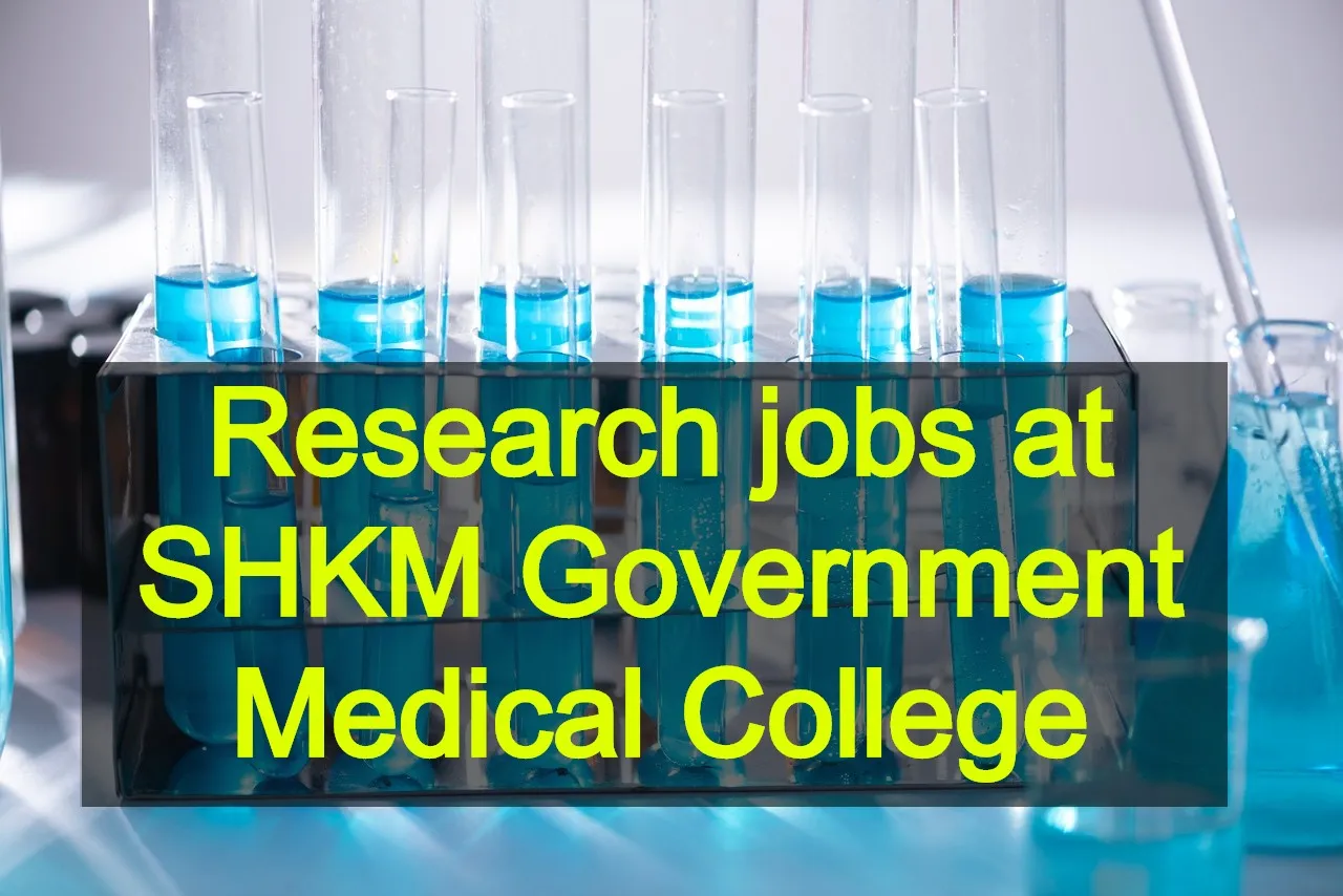 Walk in interview for Research Scientist, Research Assistant at SHKM