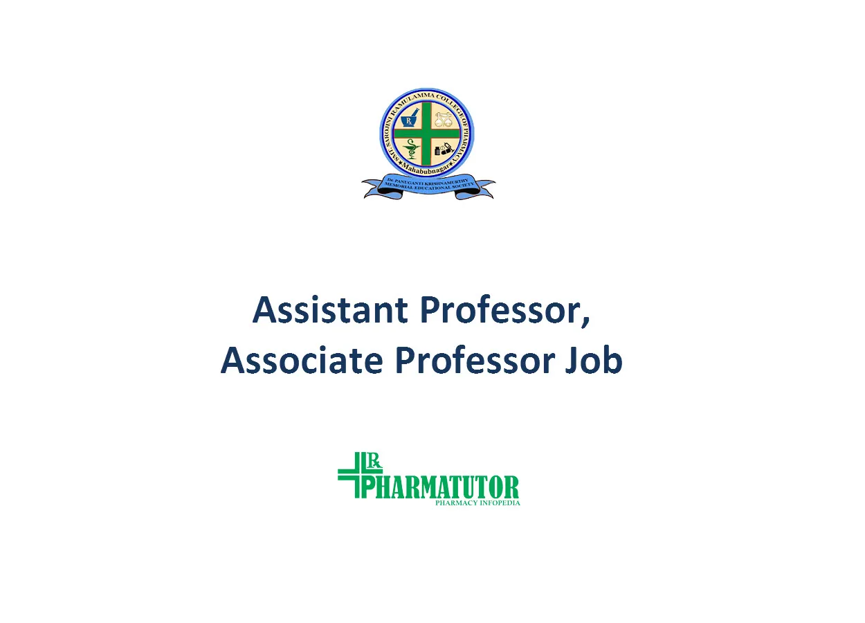 Vacancy for Assistant Professor, Associate Professor at SSRCP