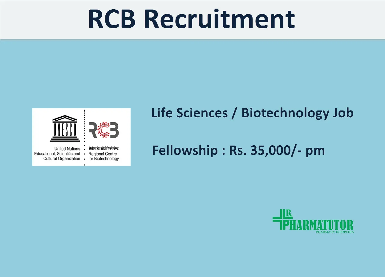Vacancy for SRF at Regional Centre for Biotechnology