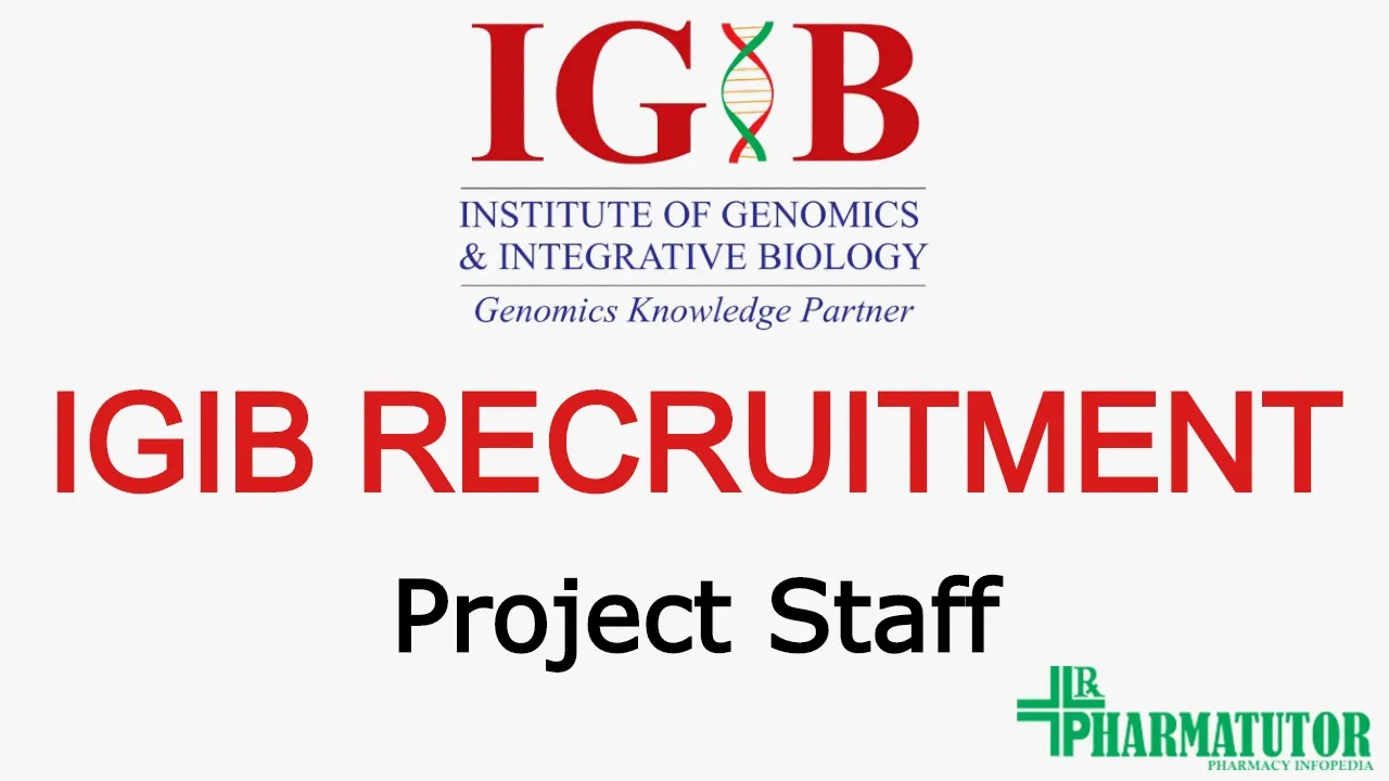 Research Project Posts at Institute of Genomics & Integrative Biology