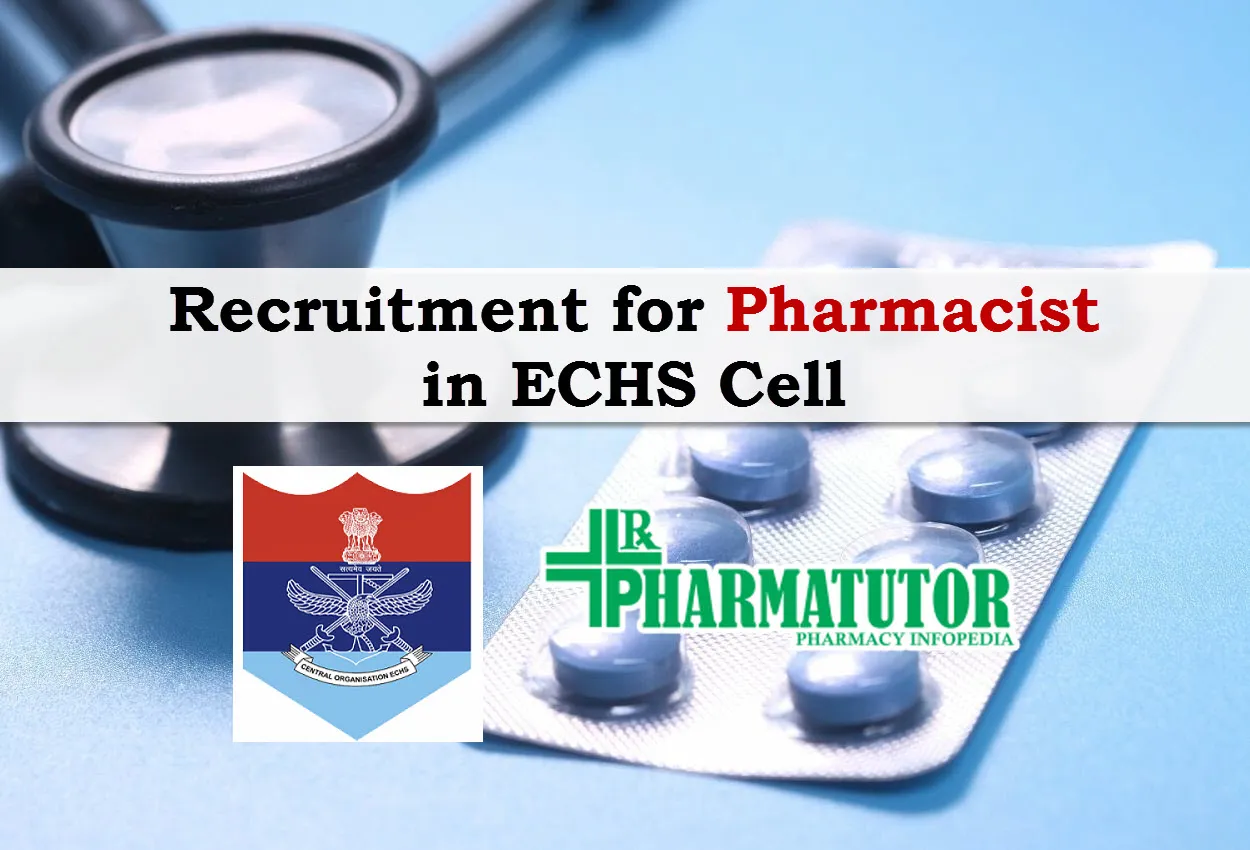 Job for Pharmacist in ECHS Cell