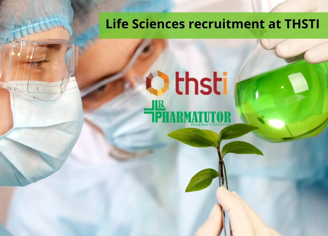 Life Sciences recruitment at THSTI 