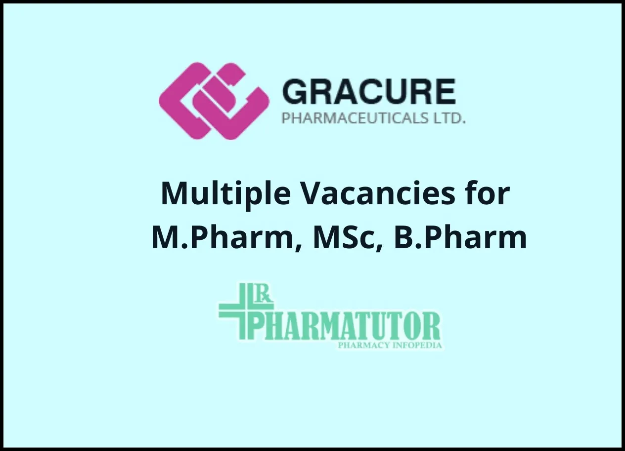 Gracure Pharmaceutical Ltd jobs