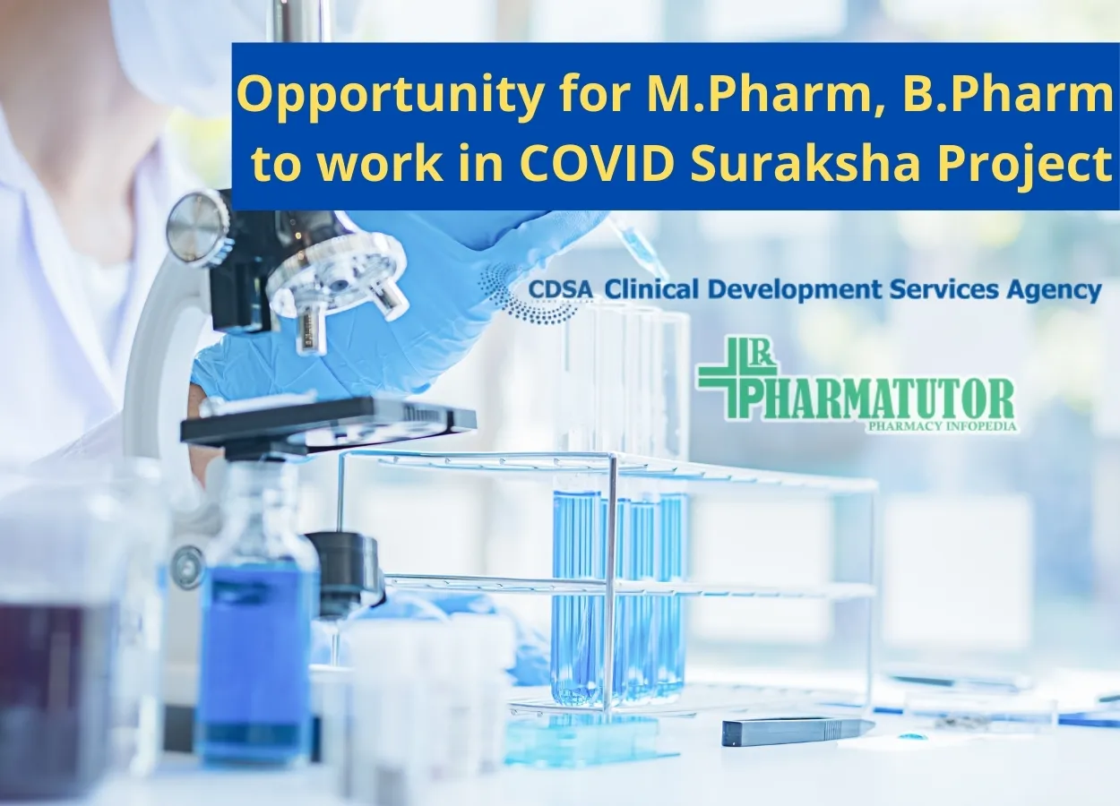 COVID Suraksha Project Job at CDSA