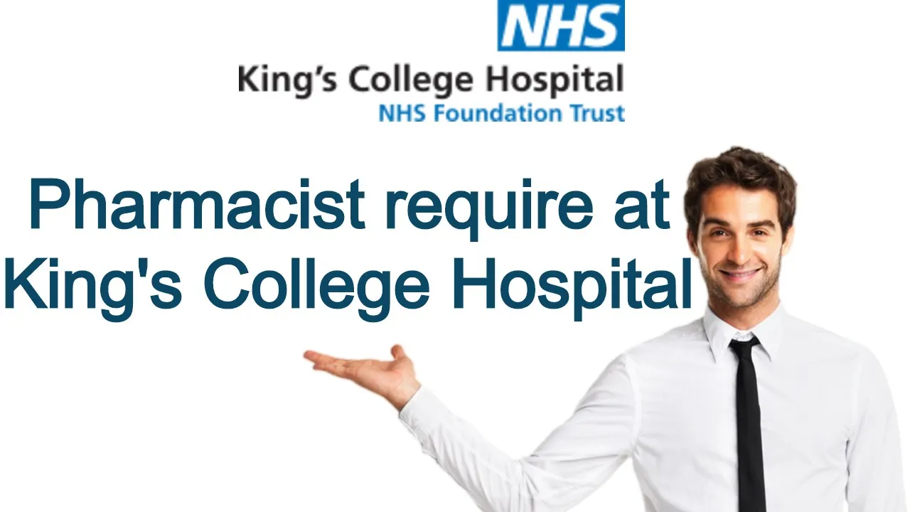 Opportunity for Principal Pharmacist at King's College Hospital NHS Foundation Trust