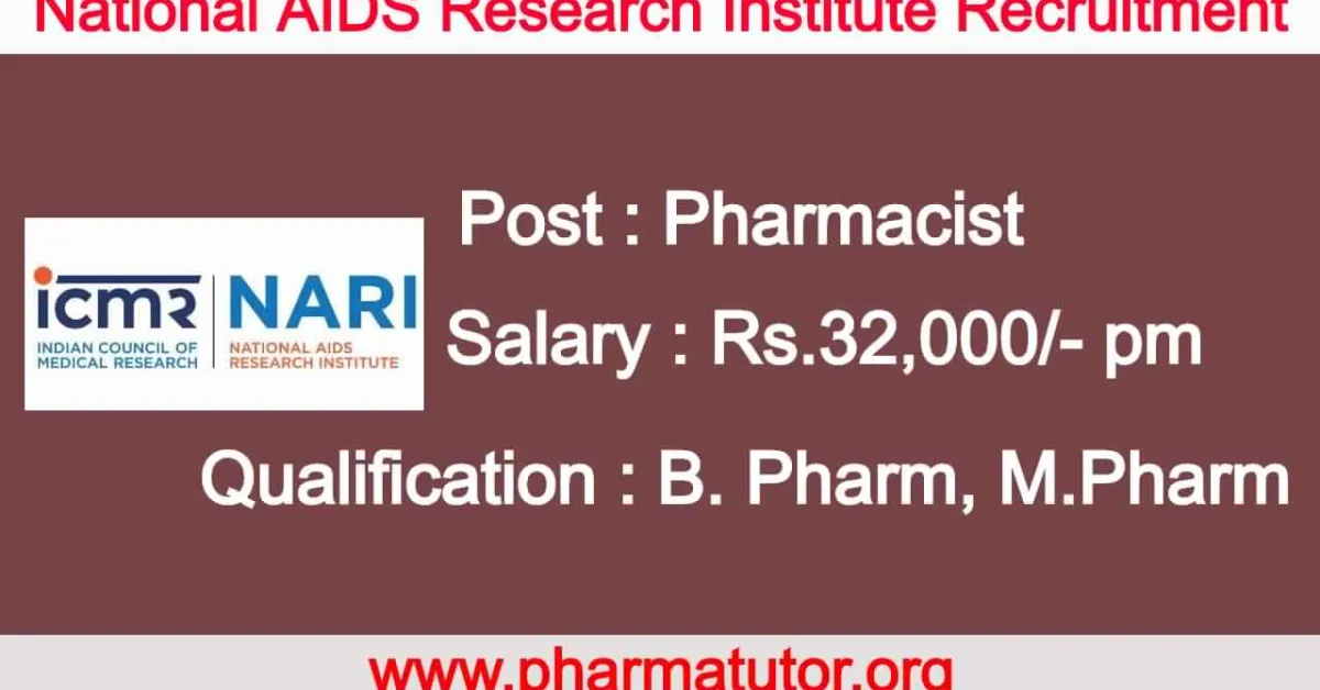 Pharmacist at National AIDS Research Institute