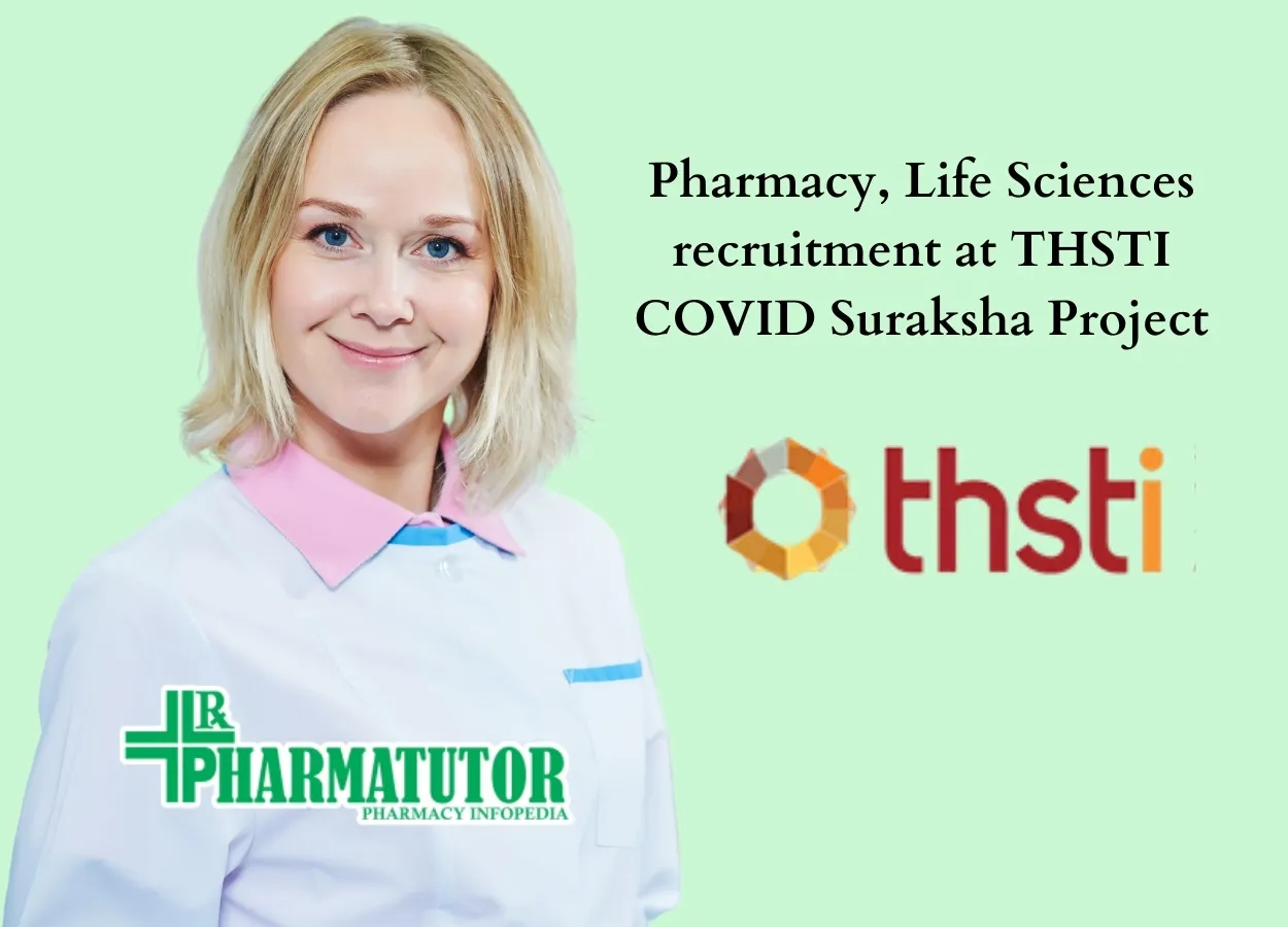 Pharmacy, Life Sciences recruitment at THSTI
