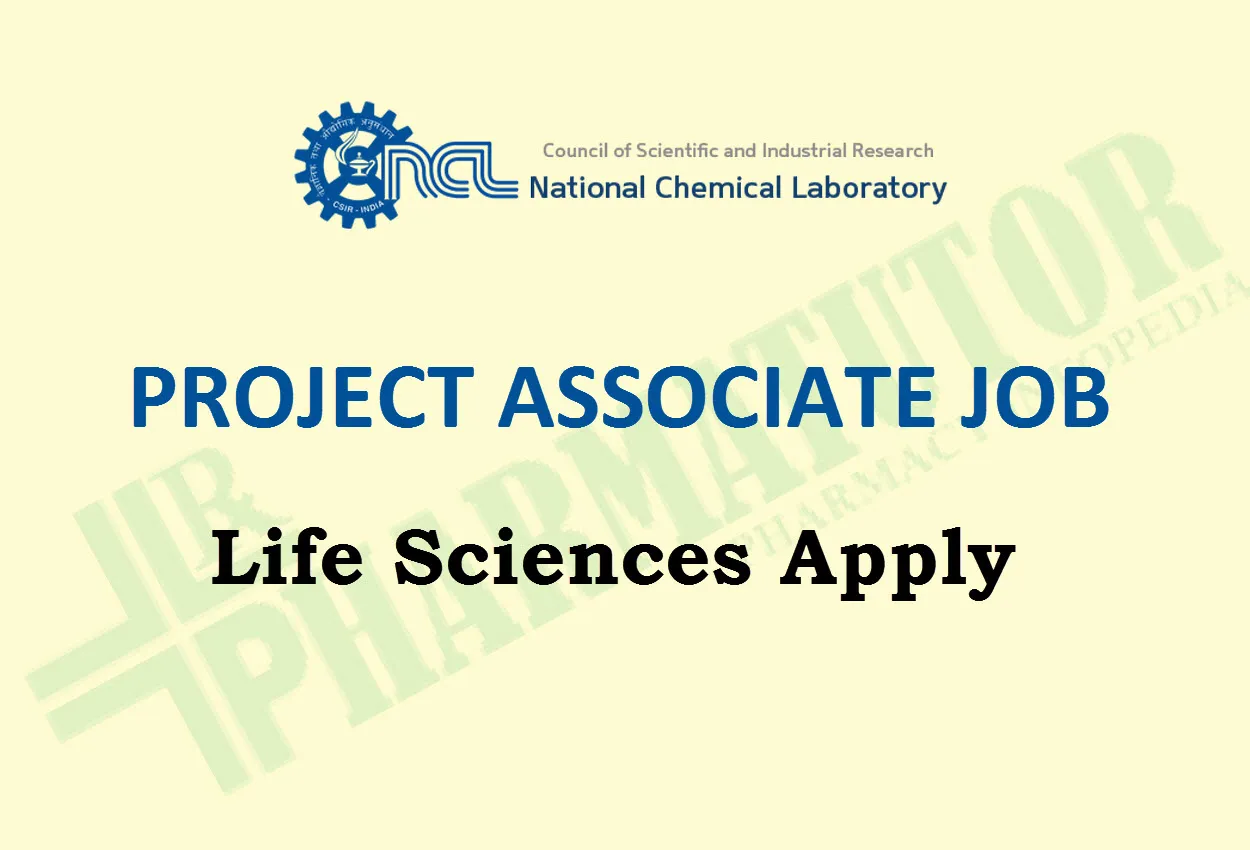 post of Project Associate at NCl