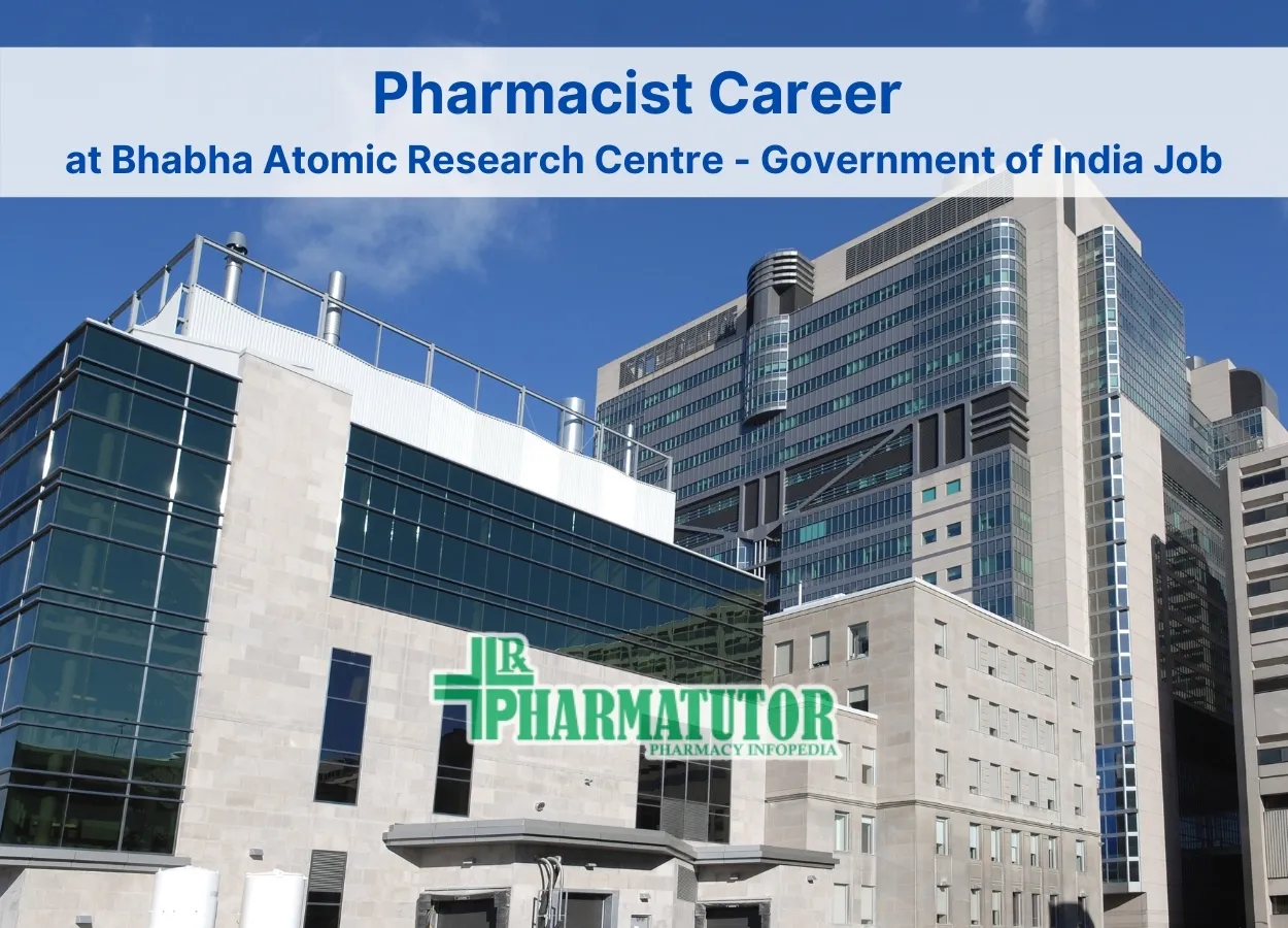 Pharmacist job at Bhabha Atomic Research Centre