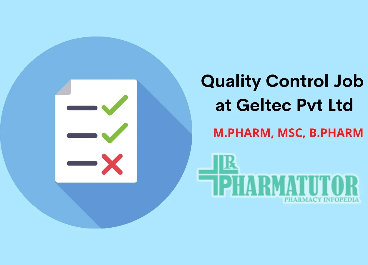 Quality Control at Geltec Pvt Ltd