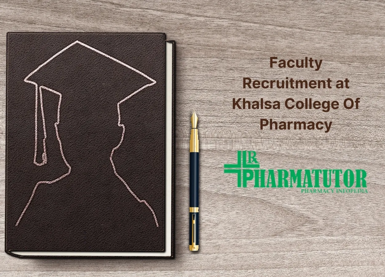 Faculty Recruitment at Khalsa College Of Pharmacy