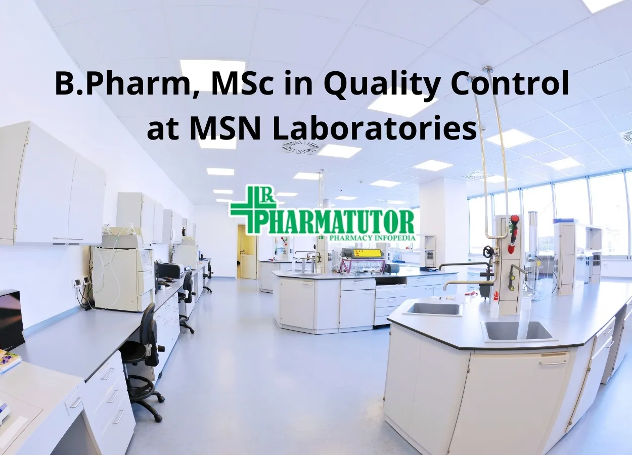 MSN Laboratories Pvt Ltd Jobs