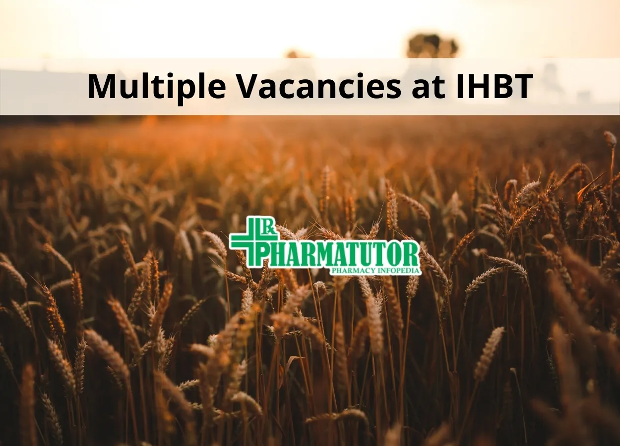 Multiple Vacancies at Institute of Himalayan Bioresource Technology
