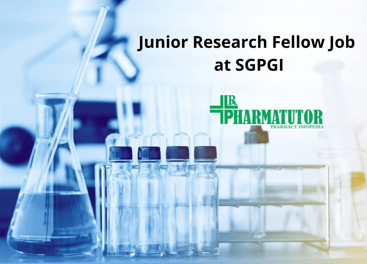 Online applications are invited for one post of Junior Research Fellow at SGPGI