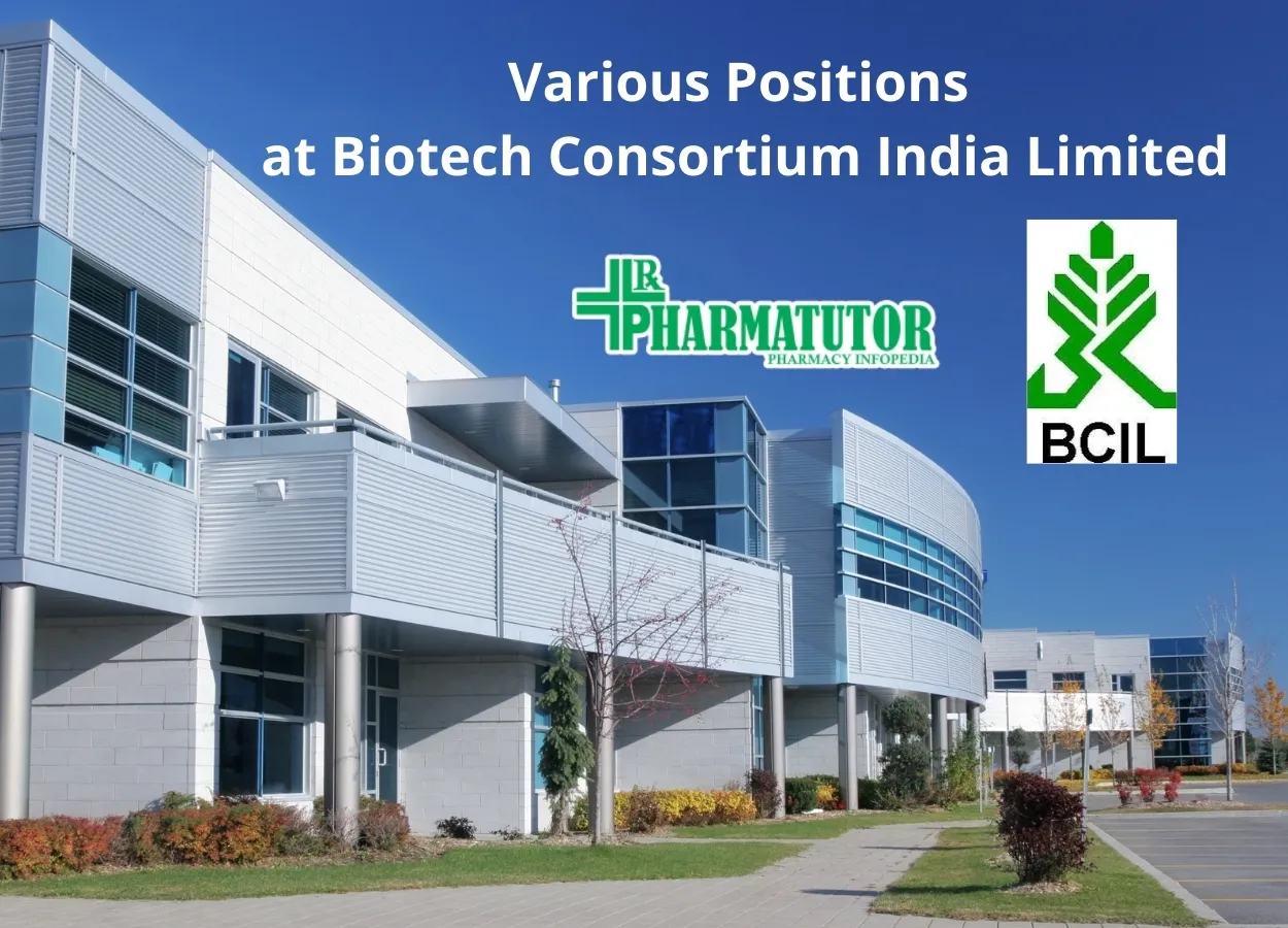 Various Positions at Biotech Consortium India Limited