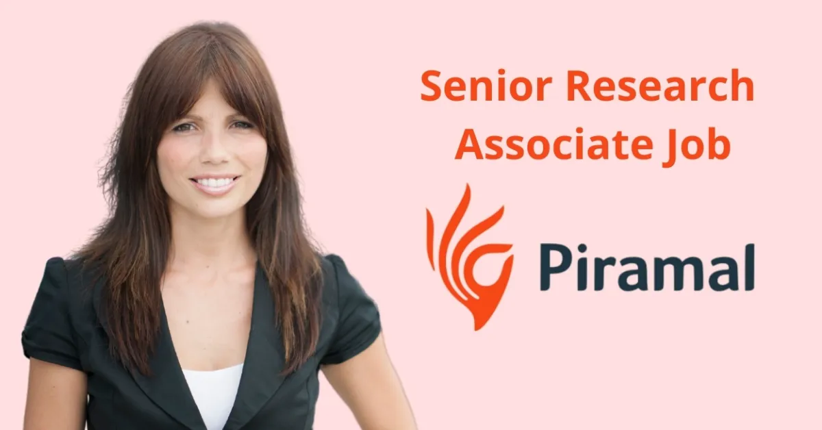 Career as Senior Research Associate at Piramal Healthcare Limited