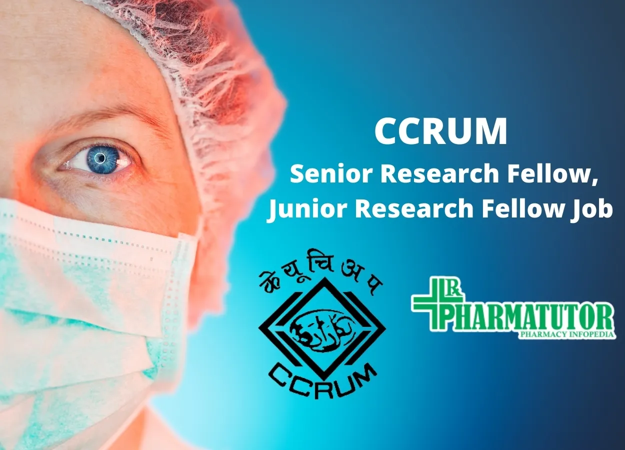 CCRUM Senior Research Fellow, Junior Research Fellow Job