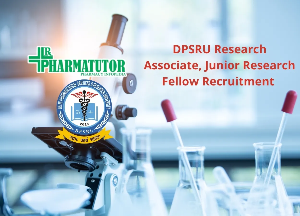 DPSRU Research Associate, Junior Research Fellow Recruitment