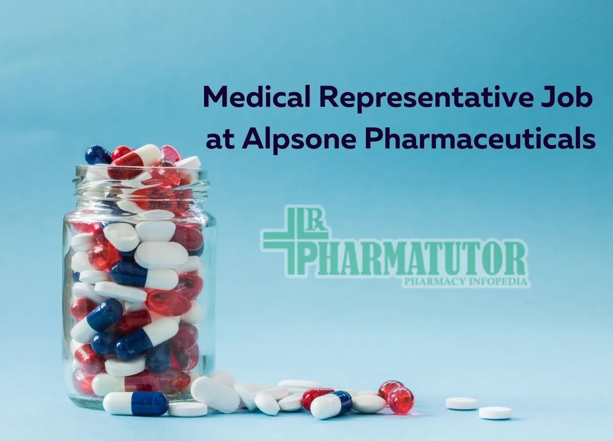 Job for Medical Representative at Alpsone Pharmaceuticals Private Limited