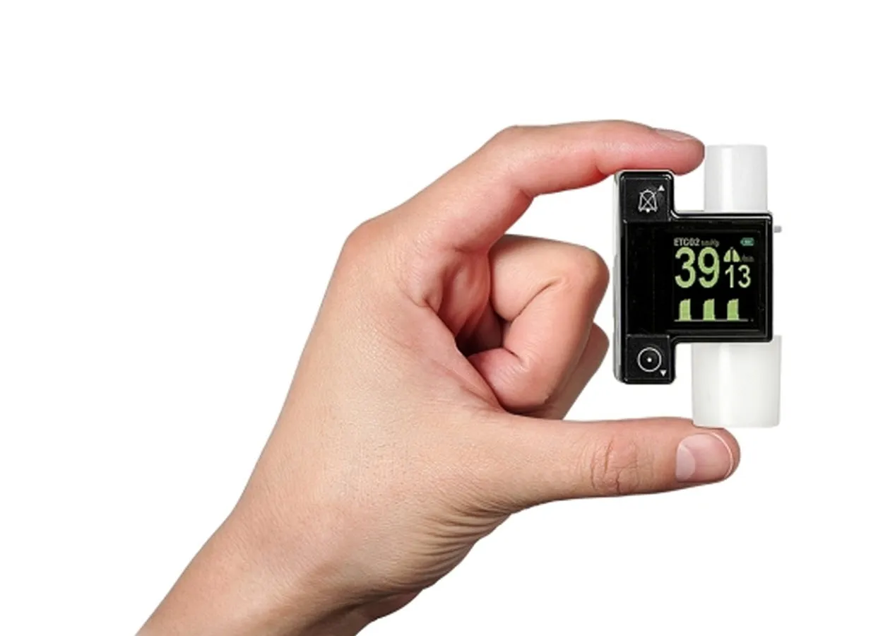 Masimo EMMA Portable Capnograph useful for assessment of the respiratory condition in children
