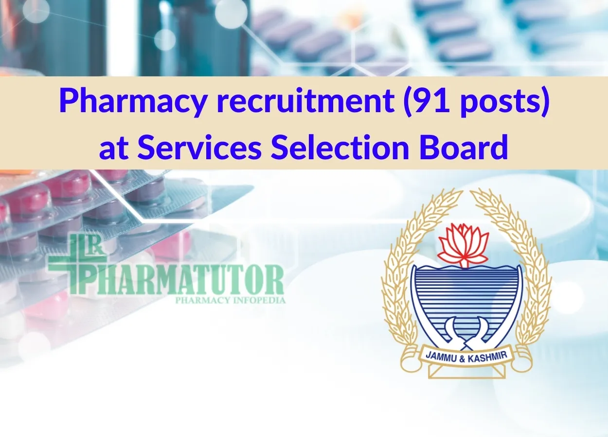 Multiple Pharmacy recruitment at Services Selection Board
