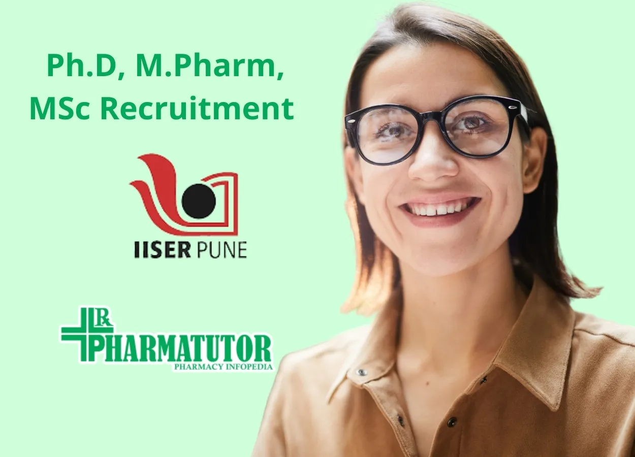 Ph.D, M.Pharm, MSc Recruitment at IISER