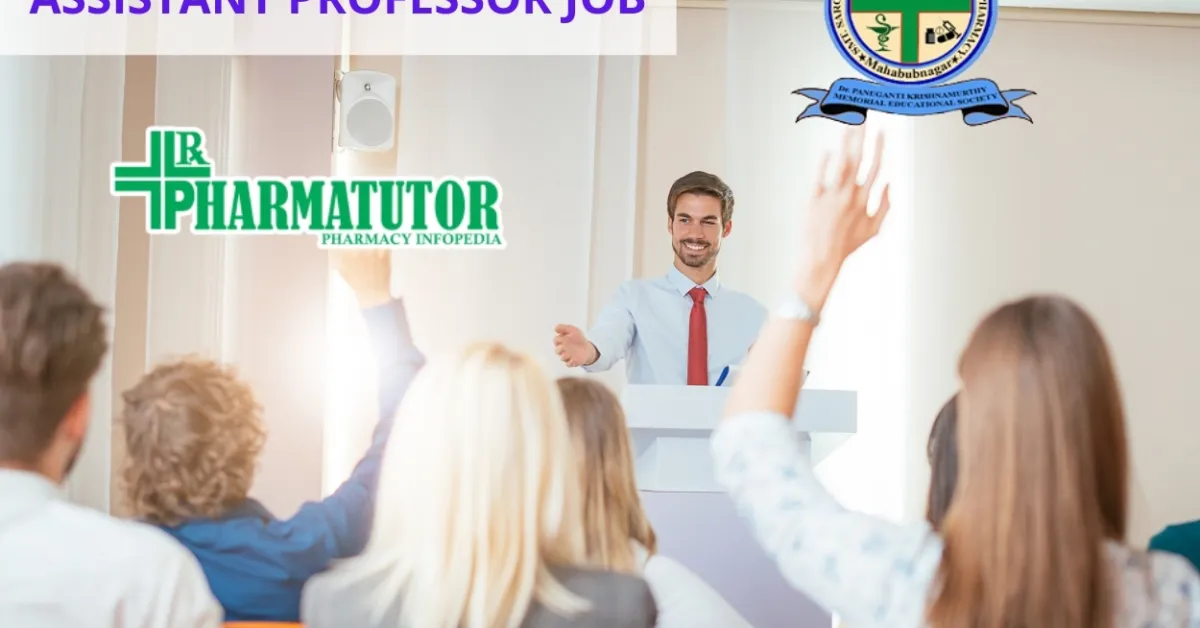 Recruitment for Assistant Professors at Sarojini Ramulamma College of Pharmacy