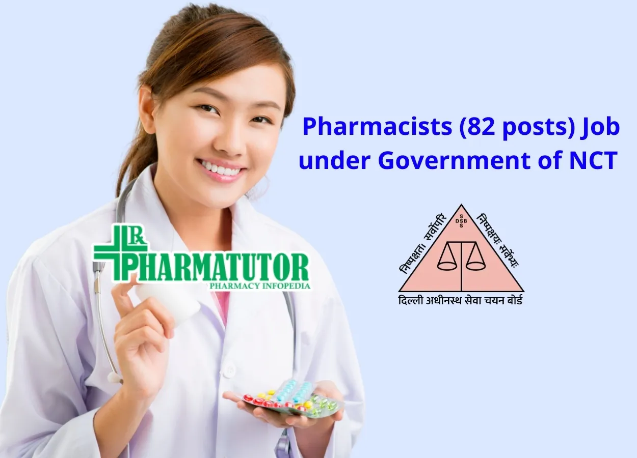 Recruitment for Pharmacists under Government of NCT - DSSSB
