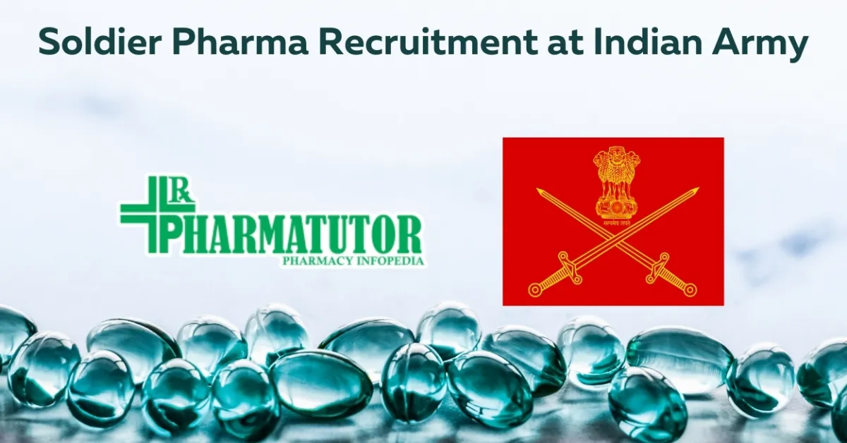 Soldier Pharma Recruitment at Indian Army