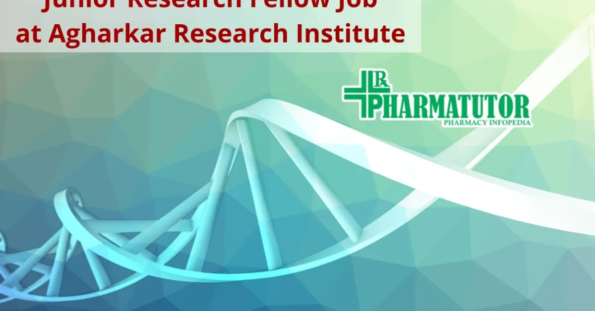 Vacancy for Junior Research Fellow at Agharkar Research Institute