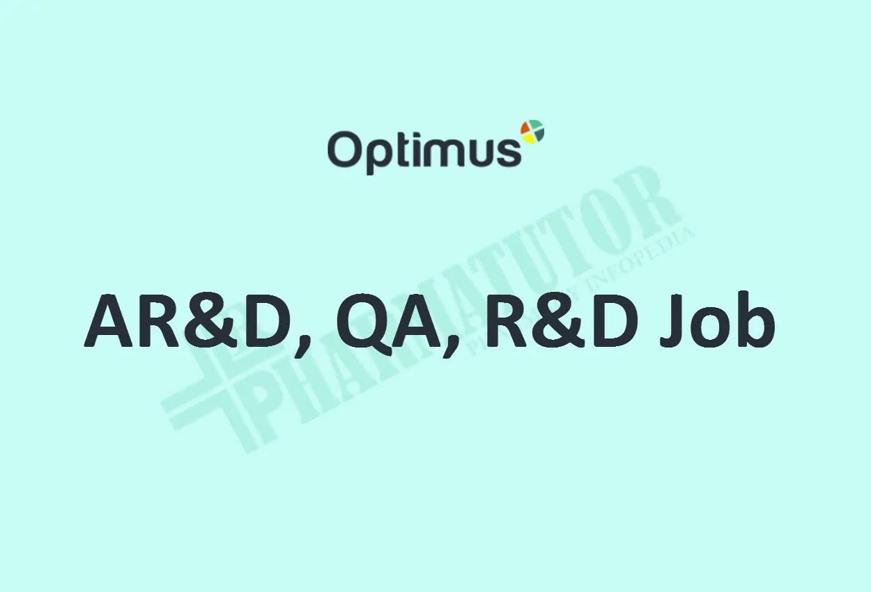 Walk in interview for M.Pharm MSc at Optimus