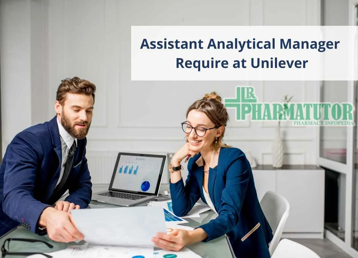 Assistant Analytical Manager Require at Unilever