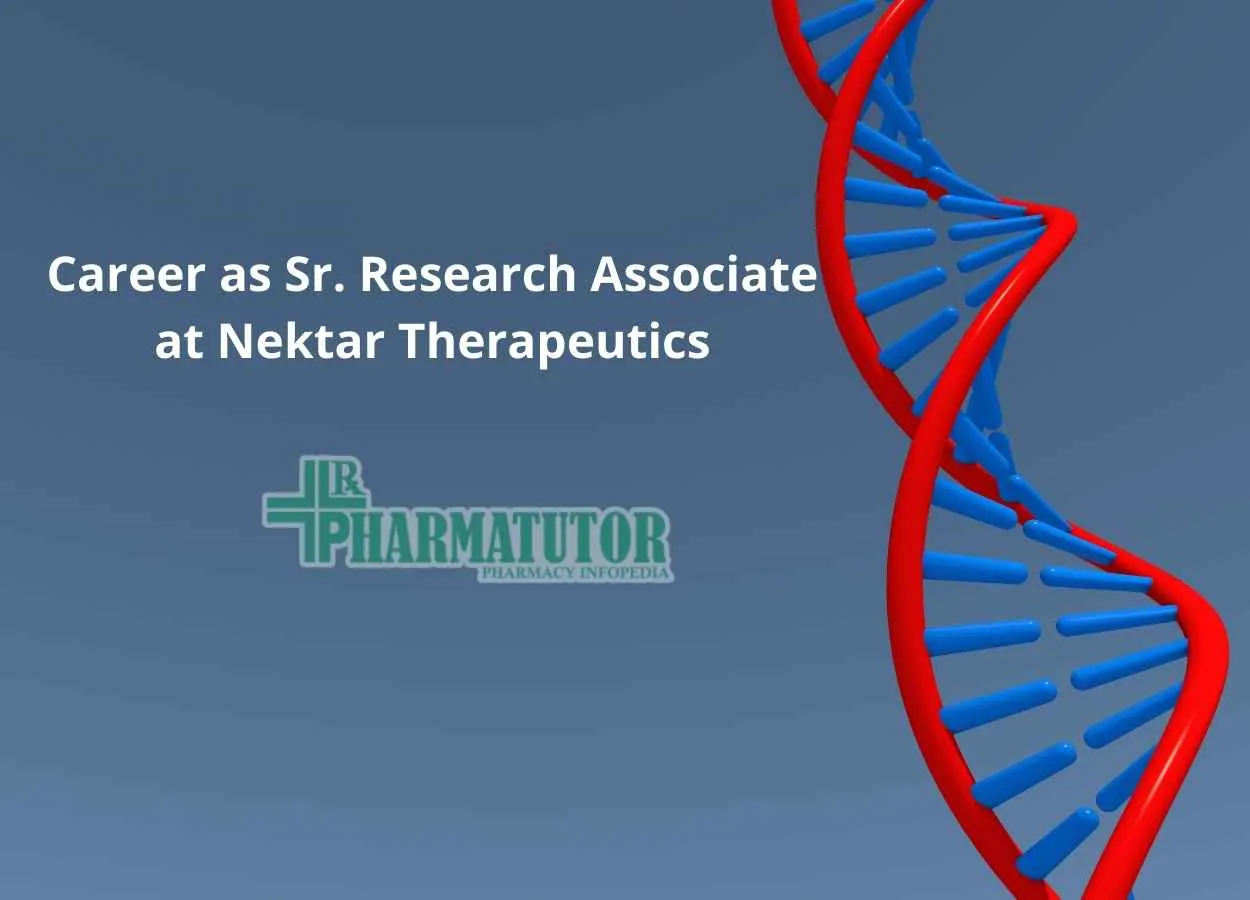 Career as Senior Research Associate at Nektar Therapeutics