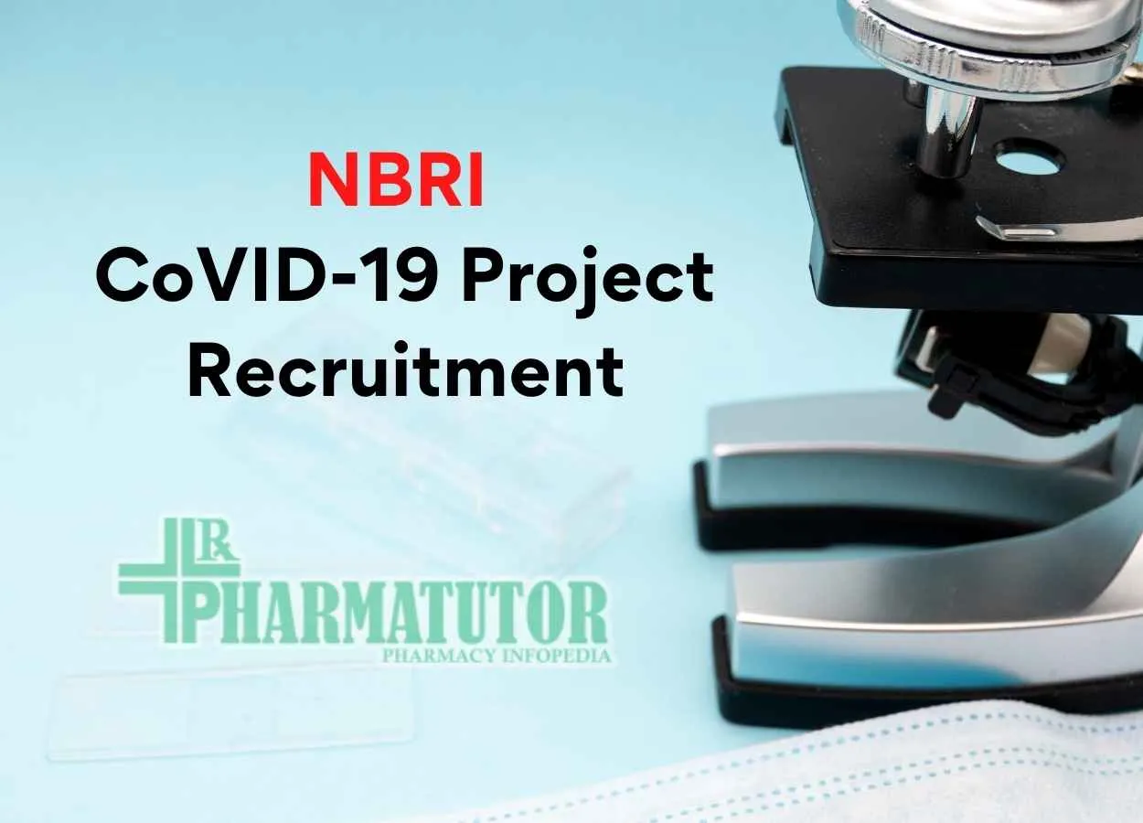 CoVID-19 Project Recruitment at NBRI