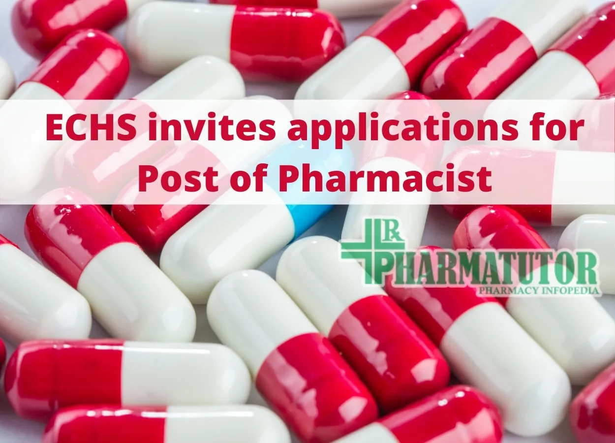 ECHS invites applications for Post of Pharmacist