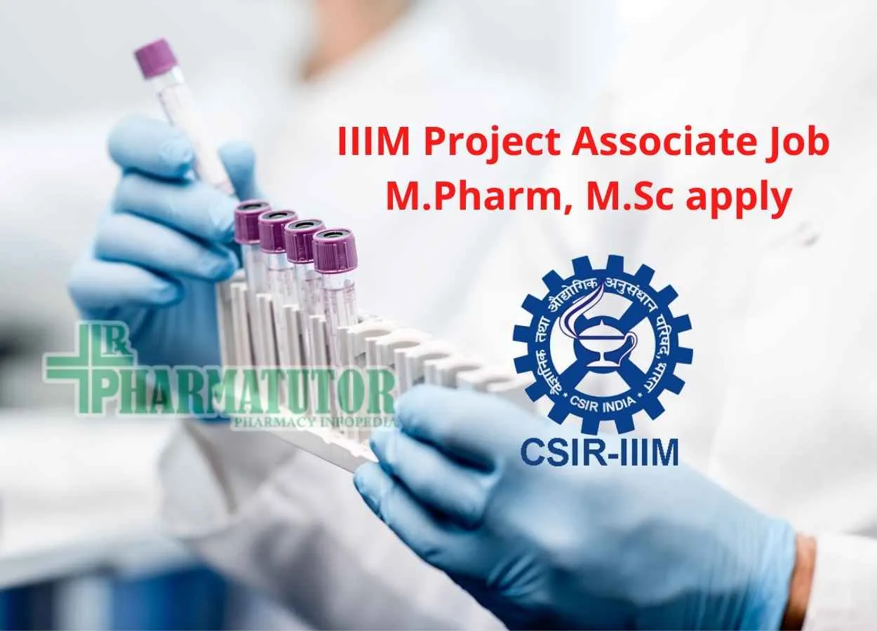 IIIM Project Associate Job