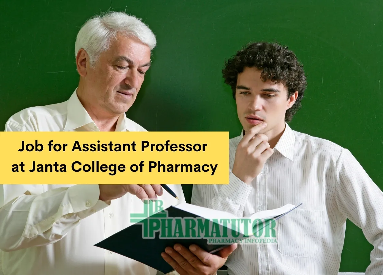 Job for Assistant Professor at Janta College of Pharmacy