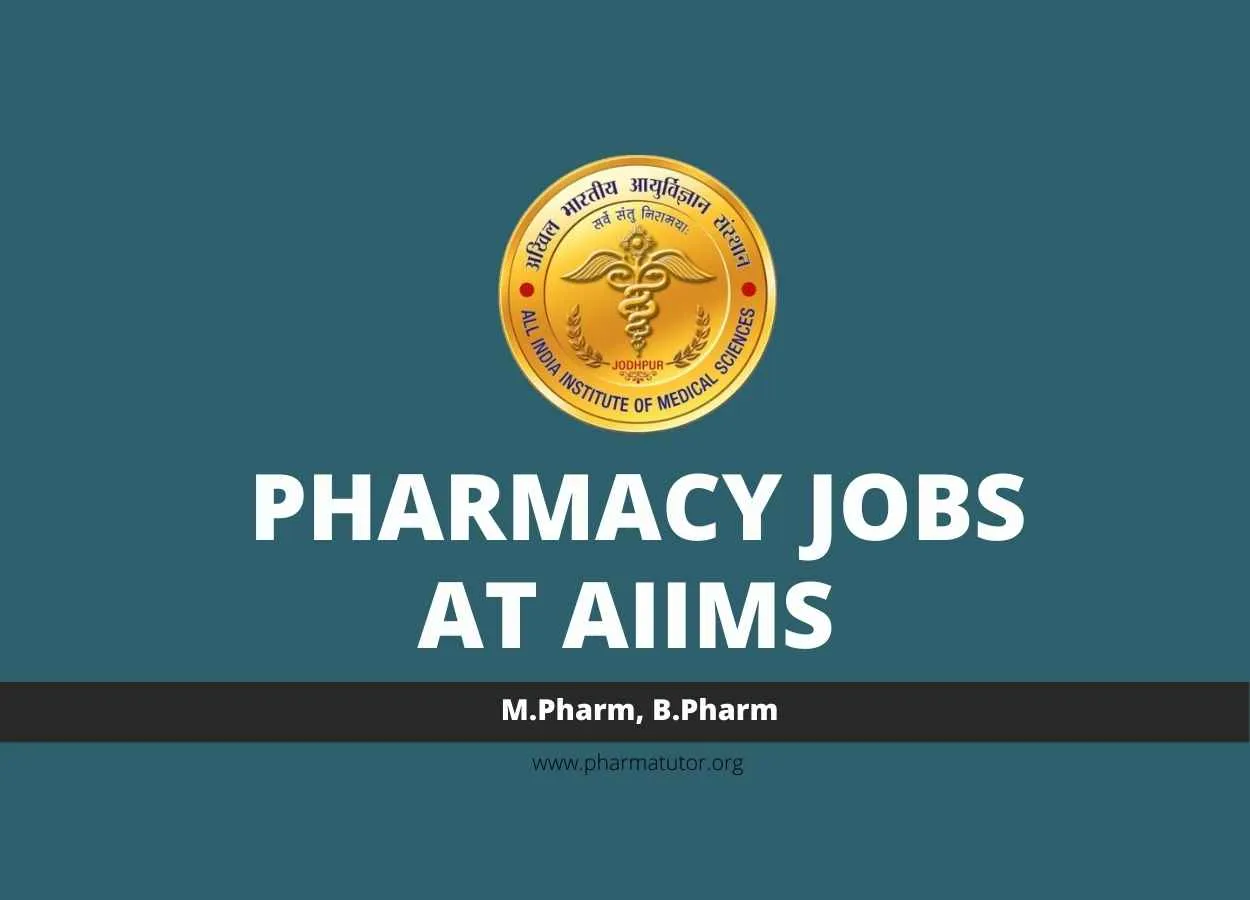 M.Pharm, M.Sc Career as Senior Research Fellow at AIIMS