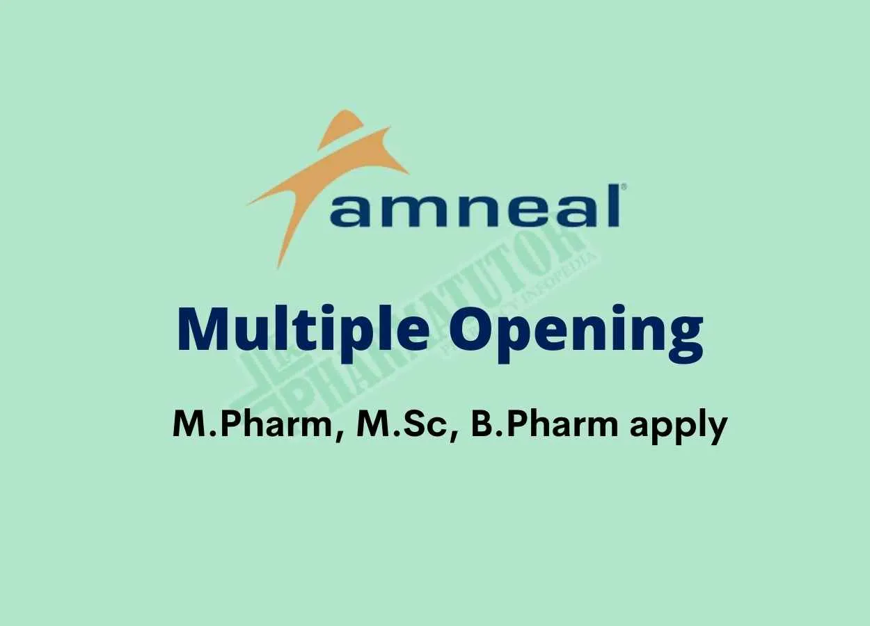 Multiple Opening for Injectable Manufacturing and Quality at Amneal Pharma