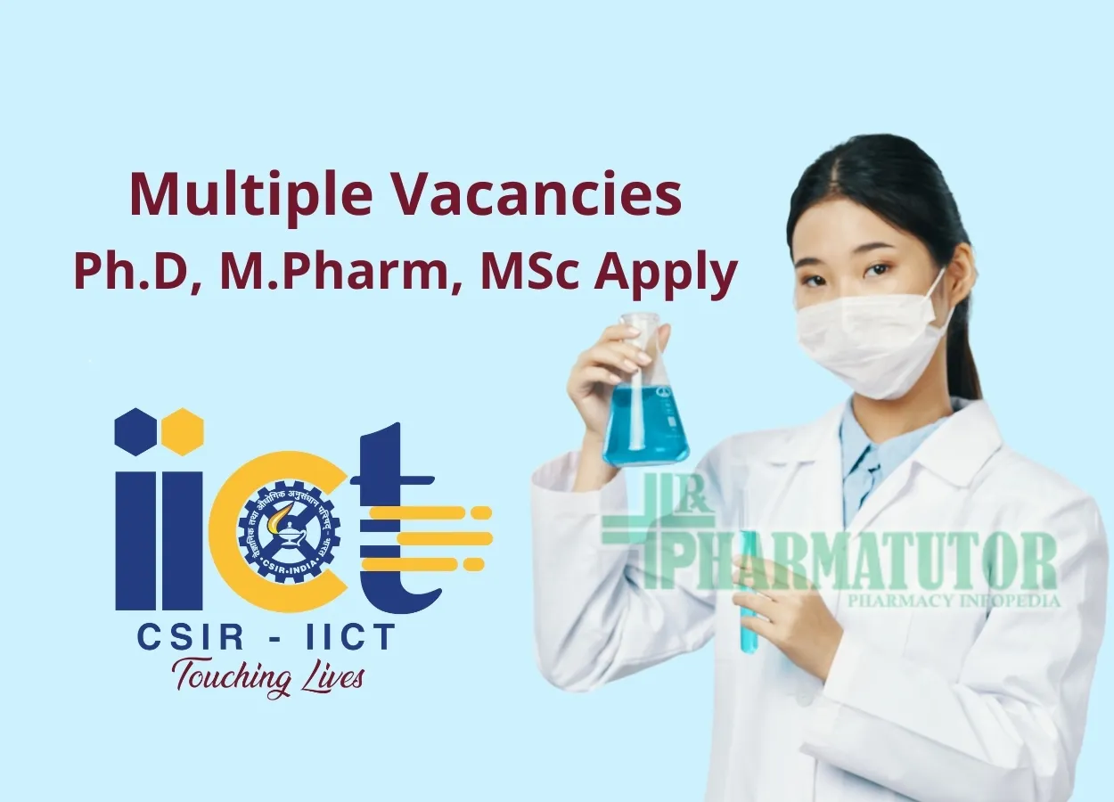 Multiple Vacancies in Indian Institute of Chemical Technology