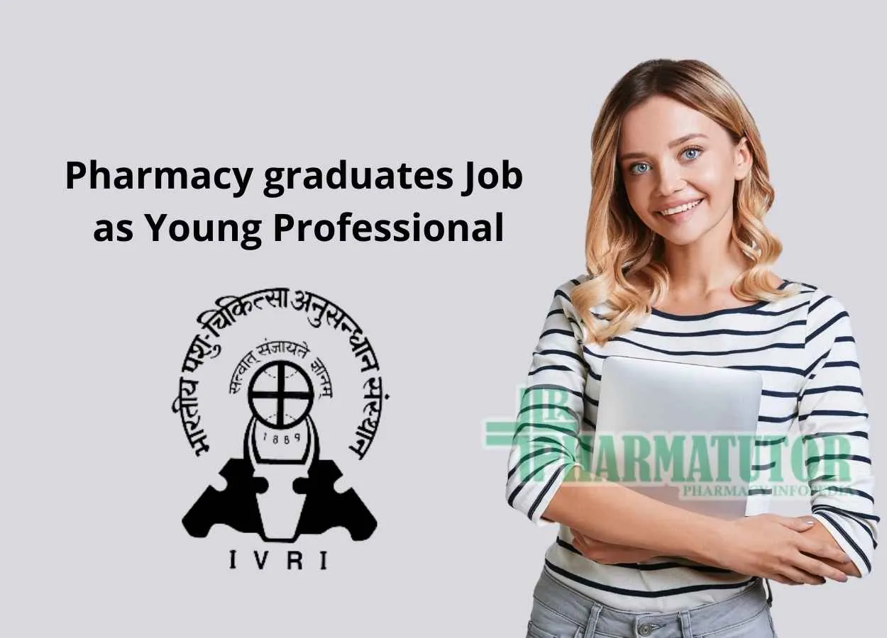 Opportunity for Pharmacy graduates as Young Professional at IVRI